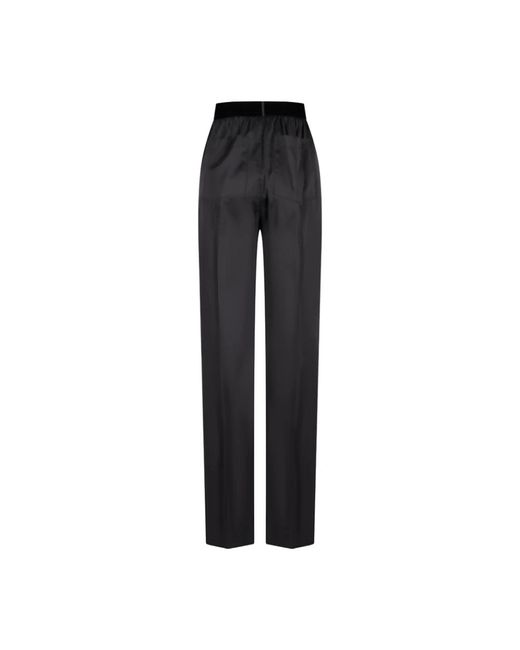 Tom Ford Stretch Zijde Satijnen Pyjamabroek in het Black