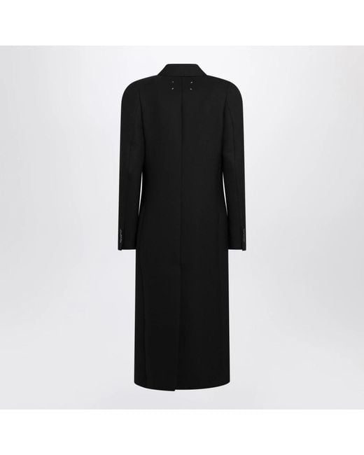 Maison Margiela Black Double-Breasted Coats