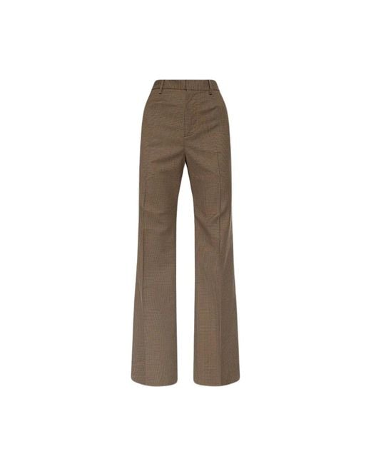 DSquared² Brown Wide Trousers