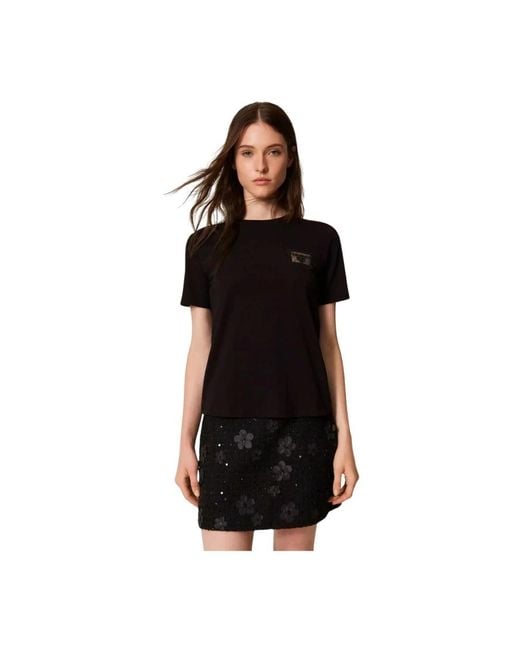 Twinset Black T-Shirts
