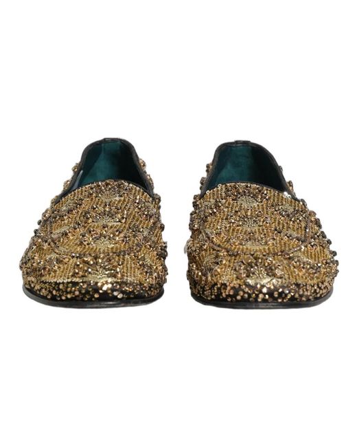 Dolce & Gabbana Yellow Loafers for men
