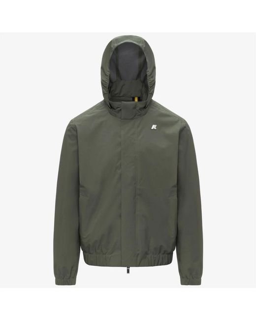 K-Way Green Light Jackets for men