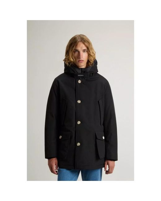 Woolrich Jassen ,Zwart ,Katoen Classic Arctic Parka in het Black voor heren