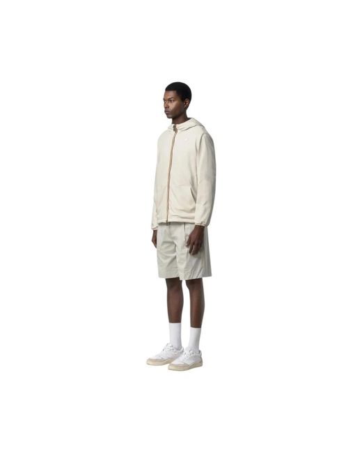 K-Way Gray Zip-Throughs for men