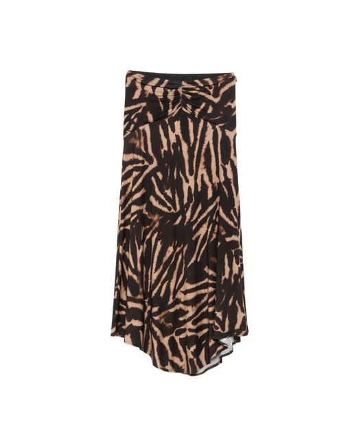 Ba&sh Zoya Midi Rok in het Brown