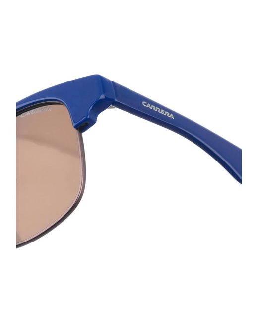 Carrera Accessoires ,Blauw ,Ovale Acetaat Zonnebril Met Uv-Bescherming in het Blue