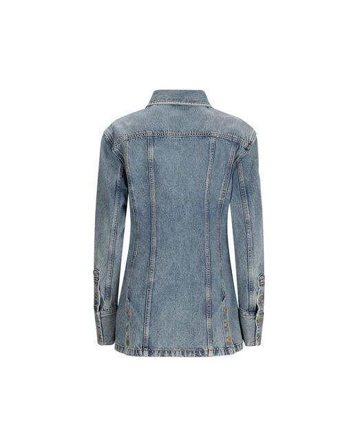DARKPARK Jassen ,Blauw ,Denim Denim Blazer Jas Voor Vrouwen in het Blue