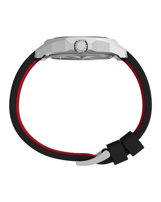 Timex Ufc reveal analoguhr schwarz silikon in Black für Herren