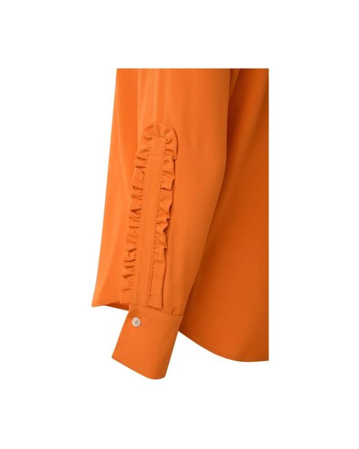 Douuod Woman Orange Shirts