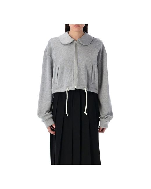 Comme des Garçons Gray Zip-Throughs