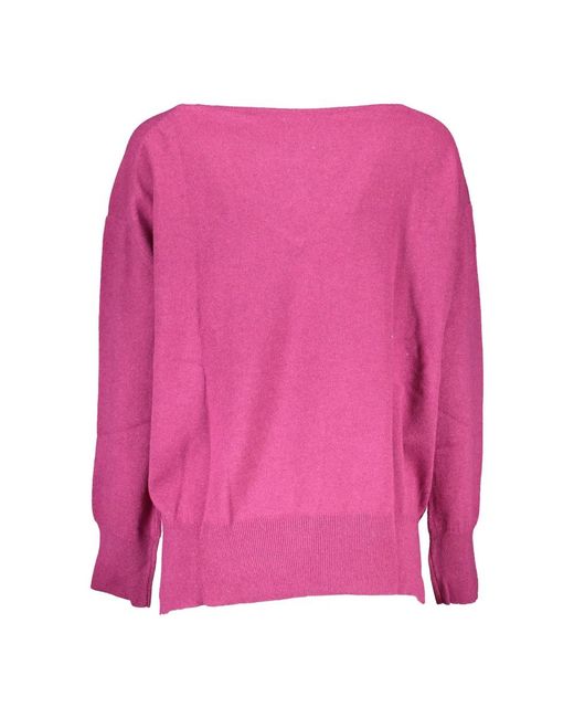 North Sails Pink V-Neck Knitwear