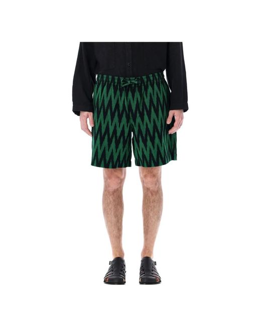 YMC Green Casual Shorts for men