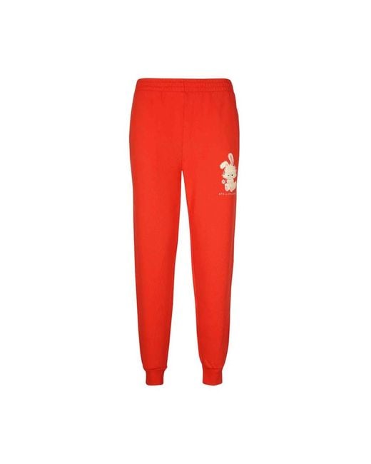 Sweatpants Stella McCartney de color Red