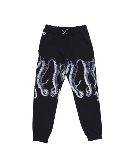 Octopus Black Sweatpants for men