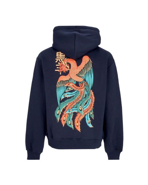DOLLY NOIRE Blue Hoodies for men