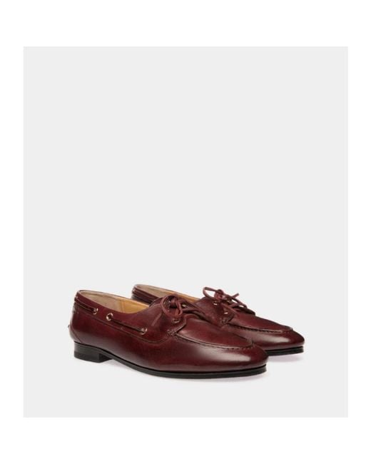 Bally Brown Boat Shoes