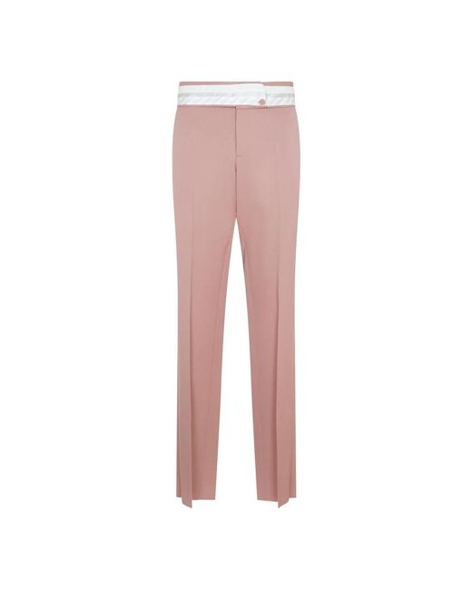 Dior Pink Straight Trousers for men