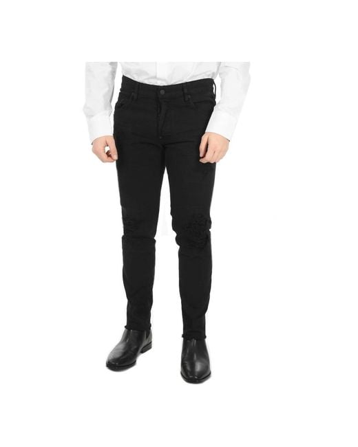 DSquared² Black Sweatpants for men