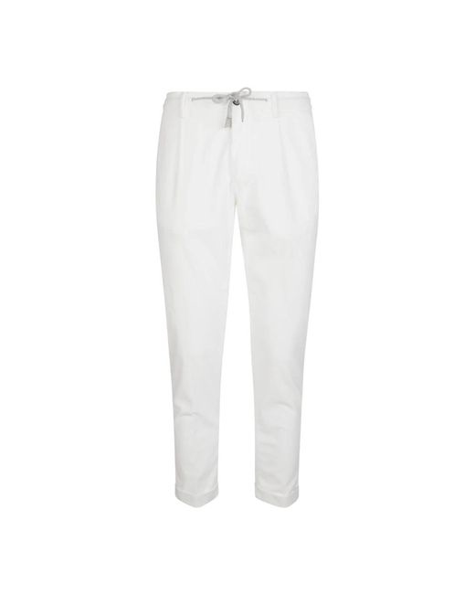 Eleventy Pantalone Jogger in het White voor heren