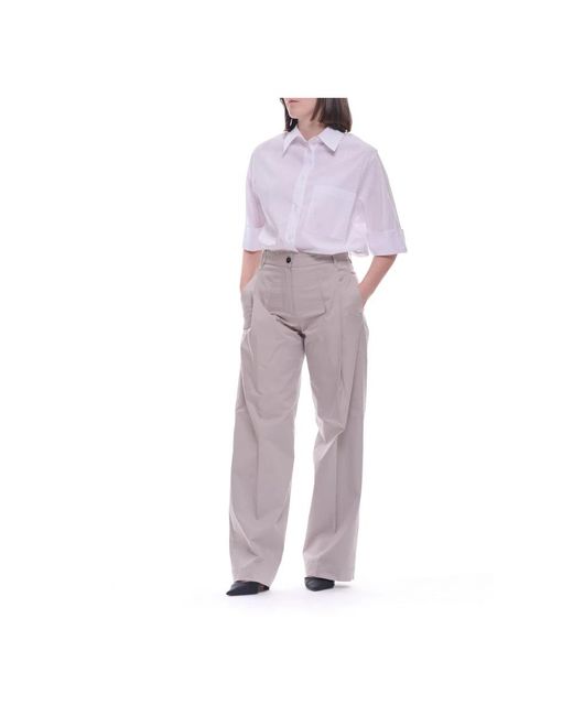 Nine:inthe:morning Purple Wide Trousers