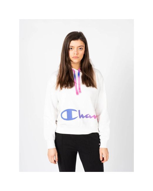 Champion Hoodies in het White