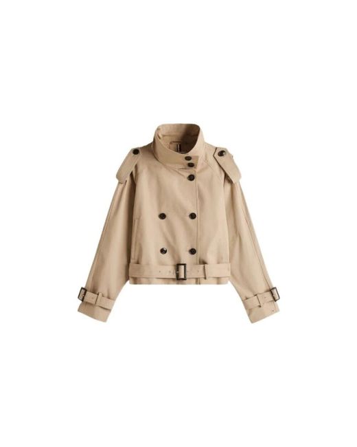 Tommy Hilfiger Natural Trench Coats