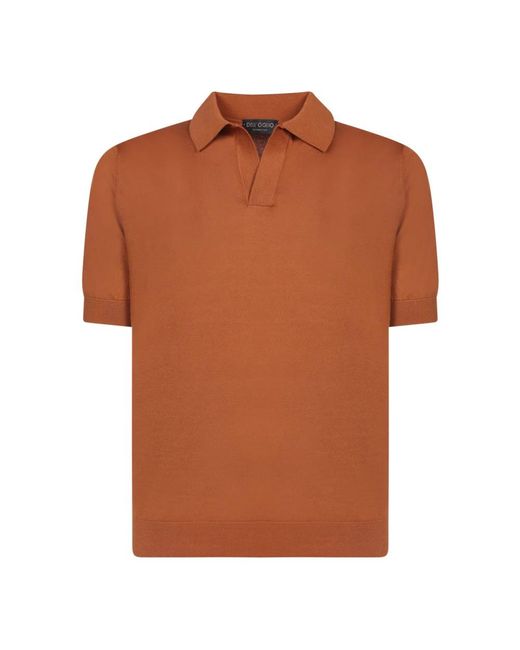 Dell'Oglio Brown T-Shirts for men
