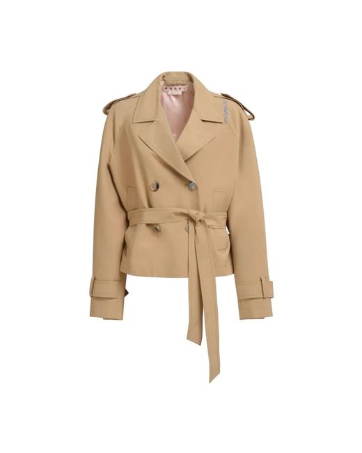 Marni Trench Coats in het Natural