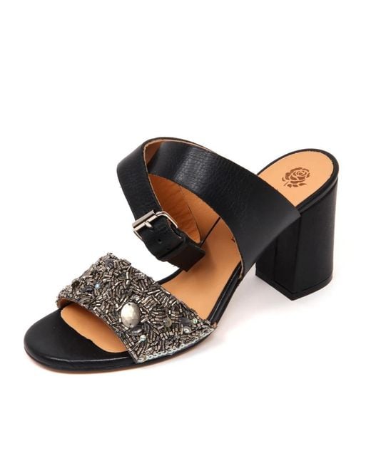Maliparmi Brown Heeled Mules