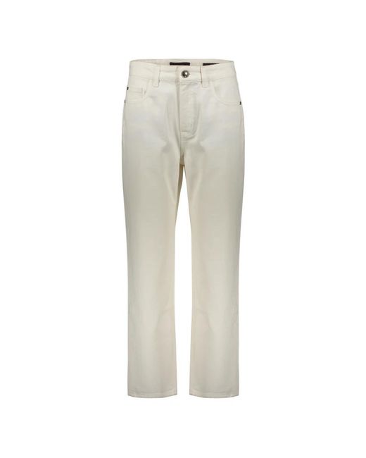 Moorer Gray Straight Fit Jeans