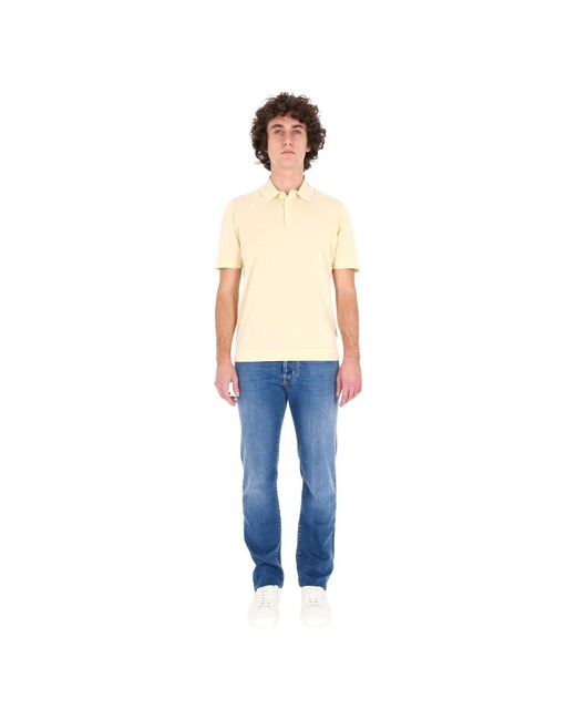 Drumohr Blue Polo Shirts for men