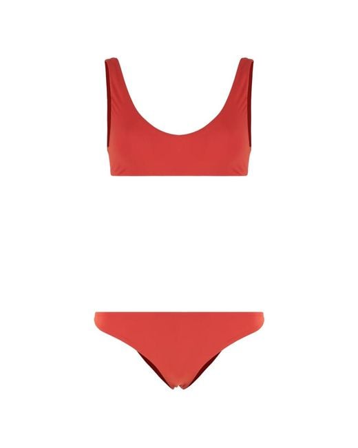 Lido Red Bikinis