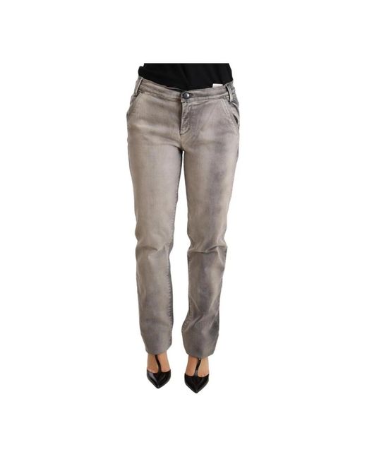 Slim-fit pantaloni di Ermanno Scervino in Gray