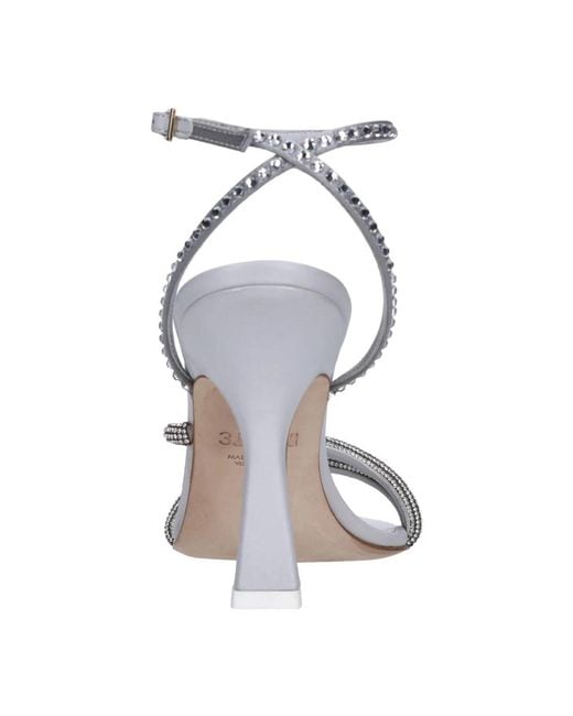 3Juin Gray High Heel Sandals