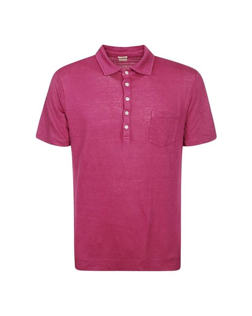Massimo Alba Pink Polo Shirts for men
