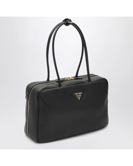 Prada Black Large Top Handle Bag