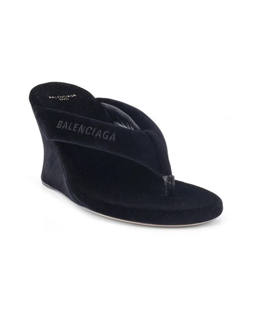 Balenciaga Blue Wedges