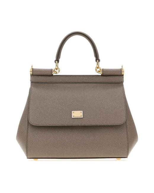 Dolce & Gabbana Gray Handbags
