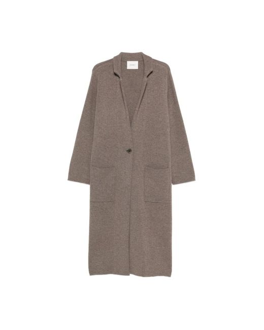 Lisa Yang Brown Single-Breasted Coats