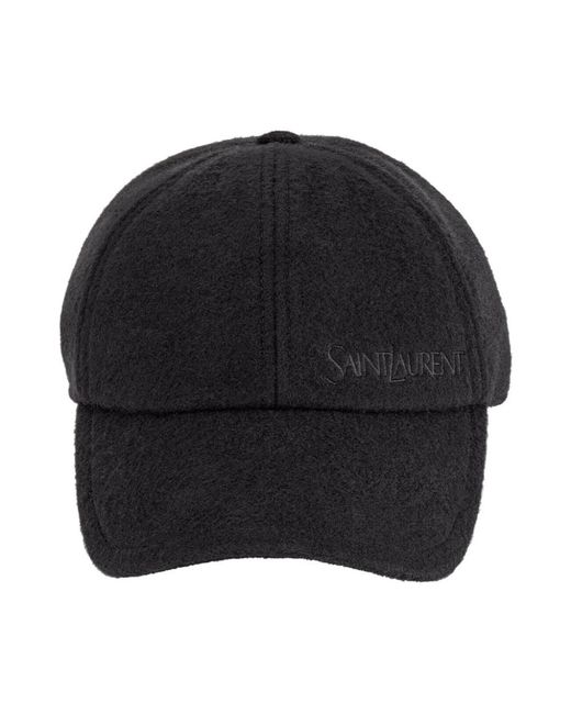 Saint Laurent Black Caps for men