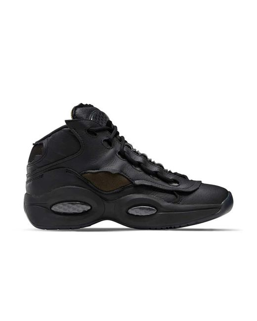 Question mid sneaker di Reebok in Black da Uomo