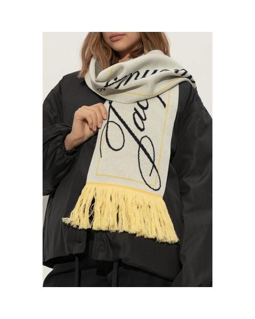 Jacquemus Yellow Winter Scarves
