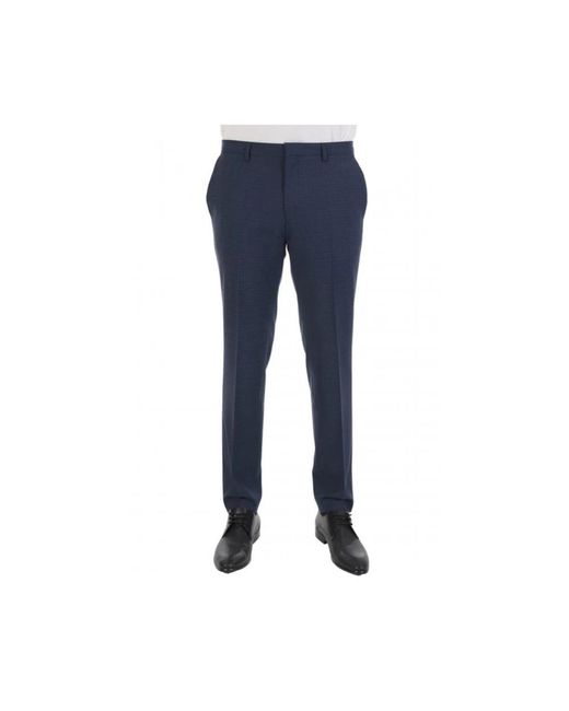 HUGO Blue Suit Trousers for men