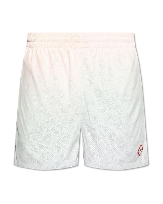 Casablancabrand Shorts mit logo in White für Herren