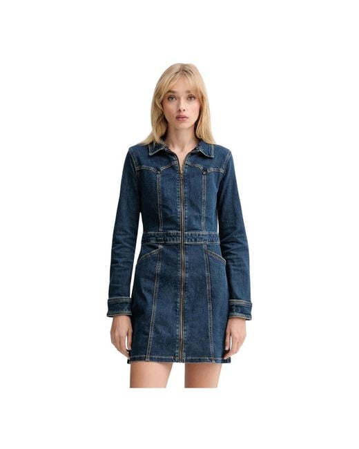 Levi's Blue Kurze Kleider