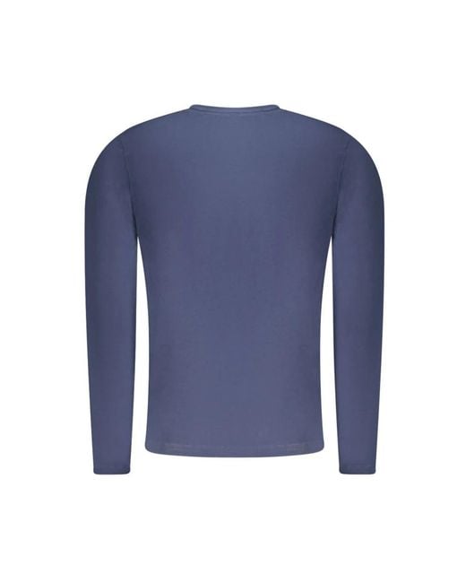 Pepe Jeans Blue Long Sleeve T-Shirts for men
