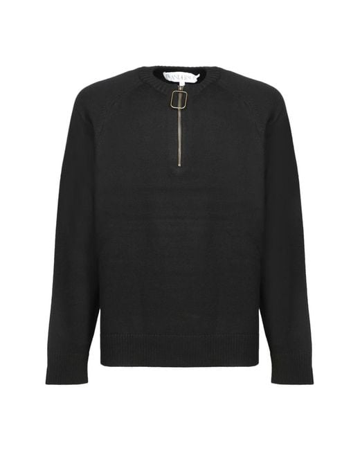 Round-Neck Knitwear di J.W. Anderson in Black da Uomo