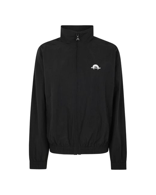 MARINE SERRE Jassen ,Zwart ,Nylon Nylon Track Jacket in het Black