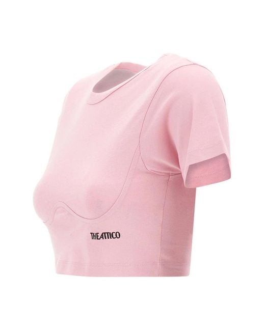 The Attico Pink T-Shirts