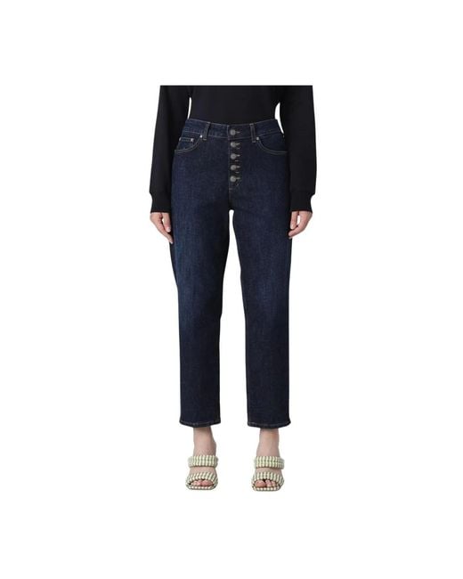 Dondup Blue Straight Fit Jeans